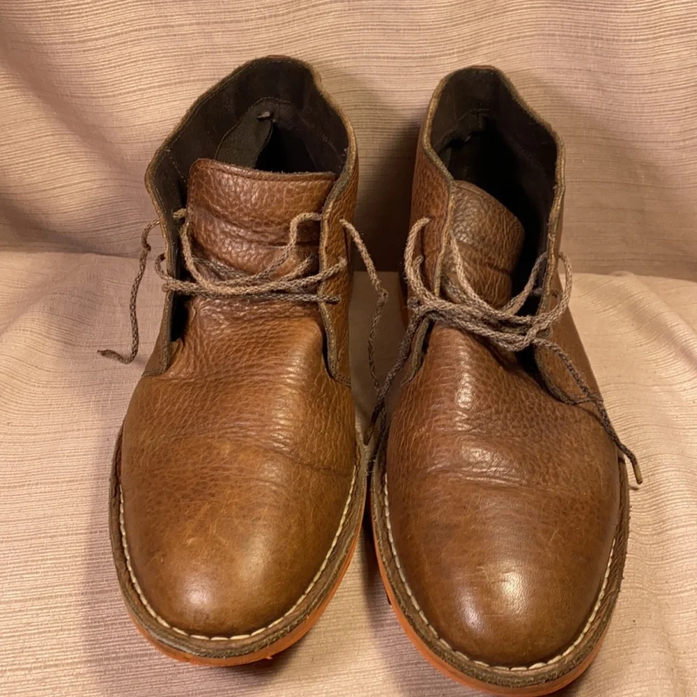 Cole Haan leather lace up leather ankle high